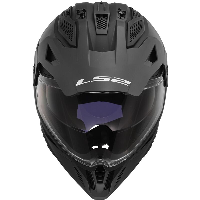 LS2 MX702 PIONEER II MATT BLACK Helmet