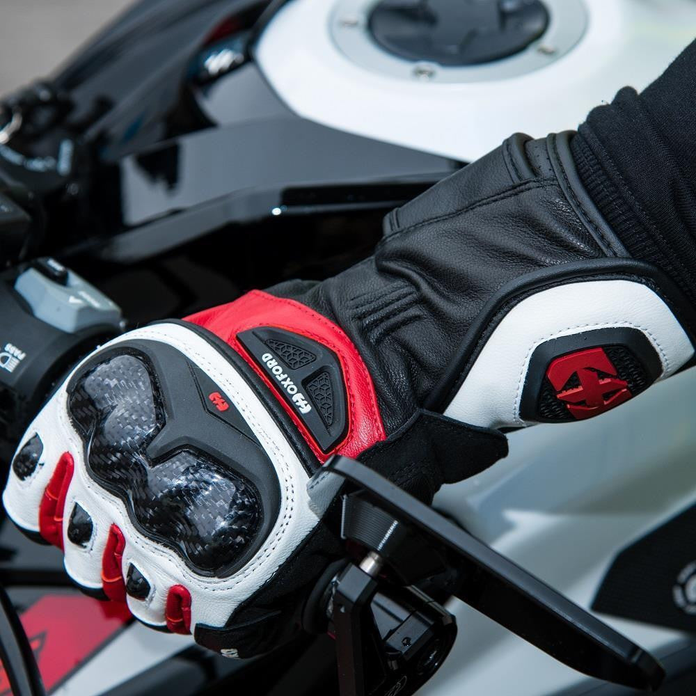 Oxford RP-2R Sports Leather Motorcycle Motorbike Gloves