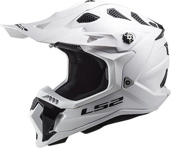 LS2 MX700 SUBVERTER SOLID GLOSS WHITE