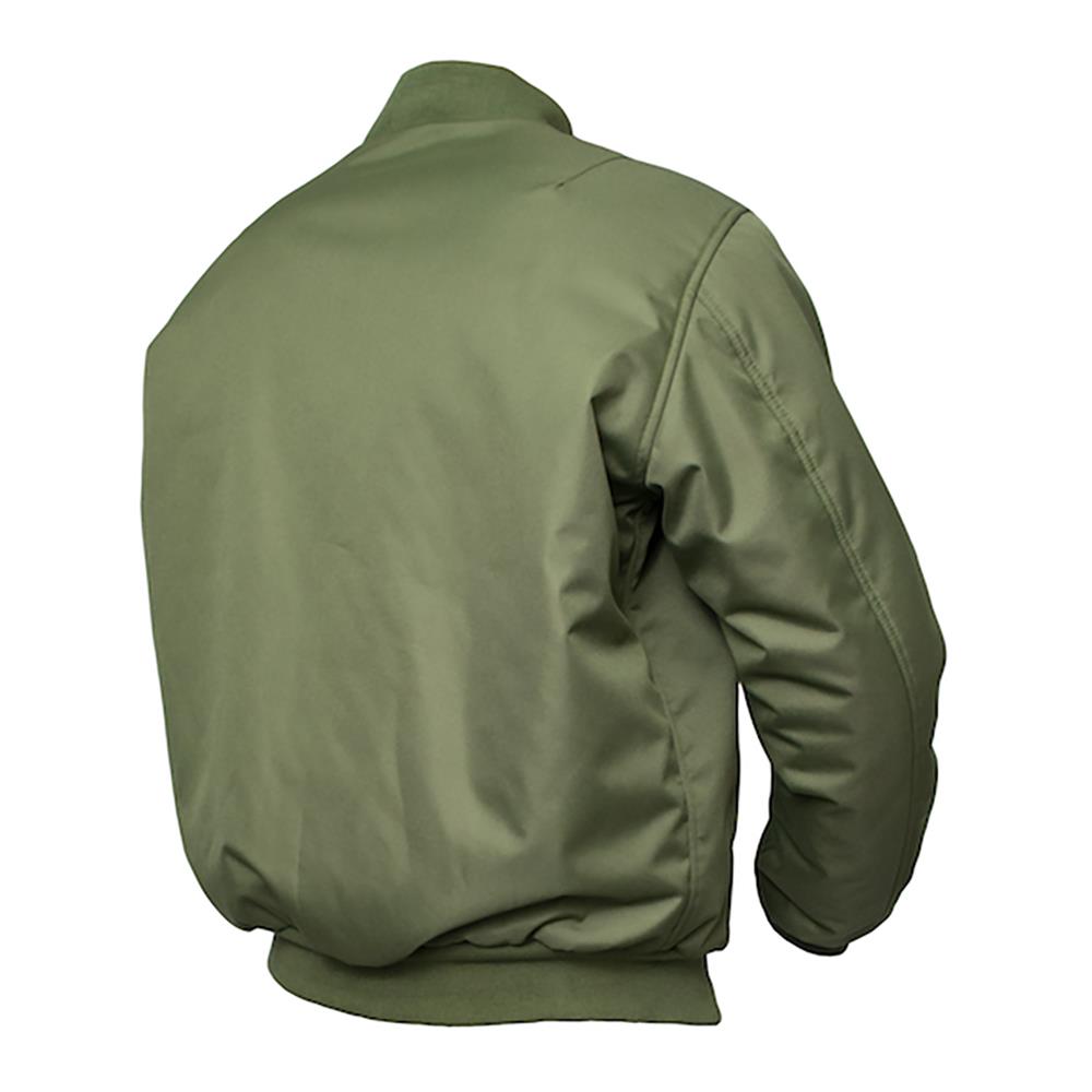 ARMR Moto Bomber Aramid Lined Waterproof Motorcycle bike Touring Jacket Olive