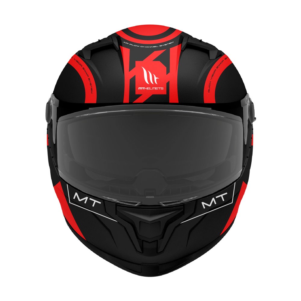 MT Braker SV Inox A5 Matt Black Red