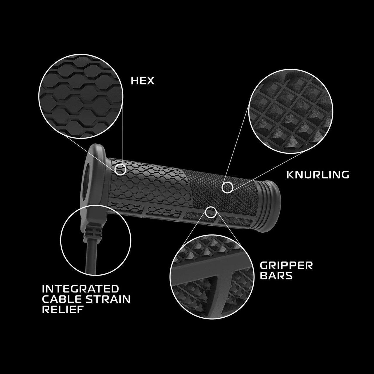 Oxford Motorcycle Motorbike Pro Adventure HotGrips