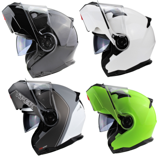 RSV345 Flipup Helmet Flip-Up Touring Helmet Retractable Inner Sun-Visor