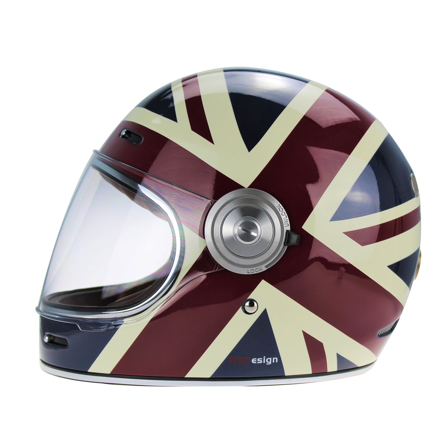 Viper F659 Premium Retro Full Face Helmet DC