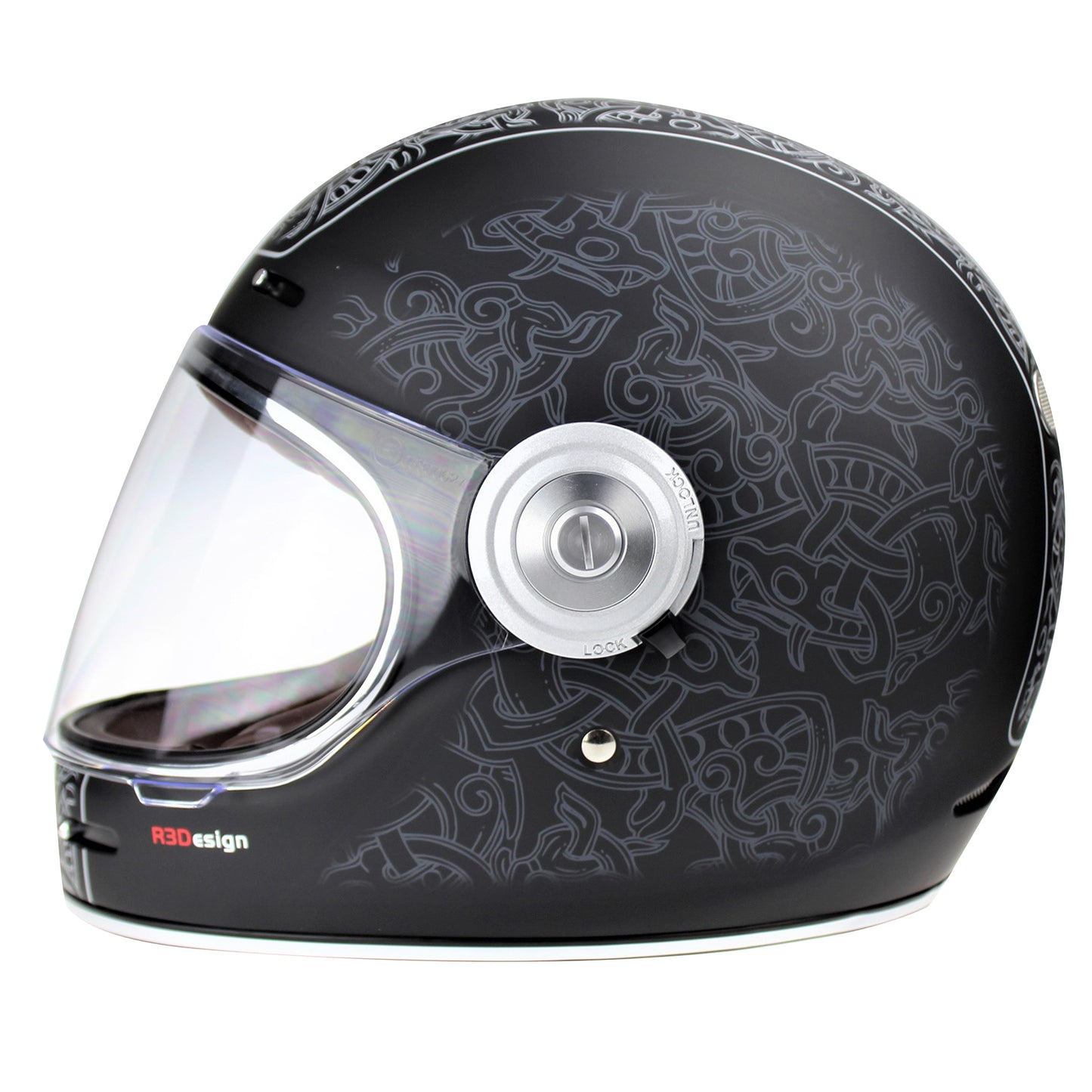 Viper F659 Premium Retro Full Face Helmet DC