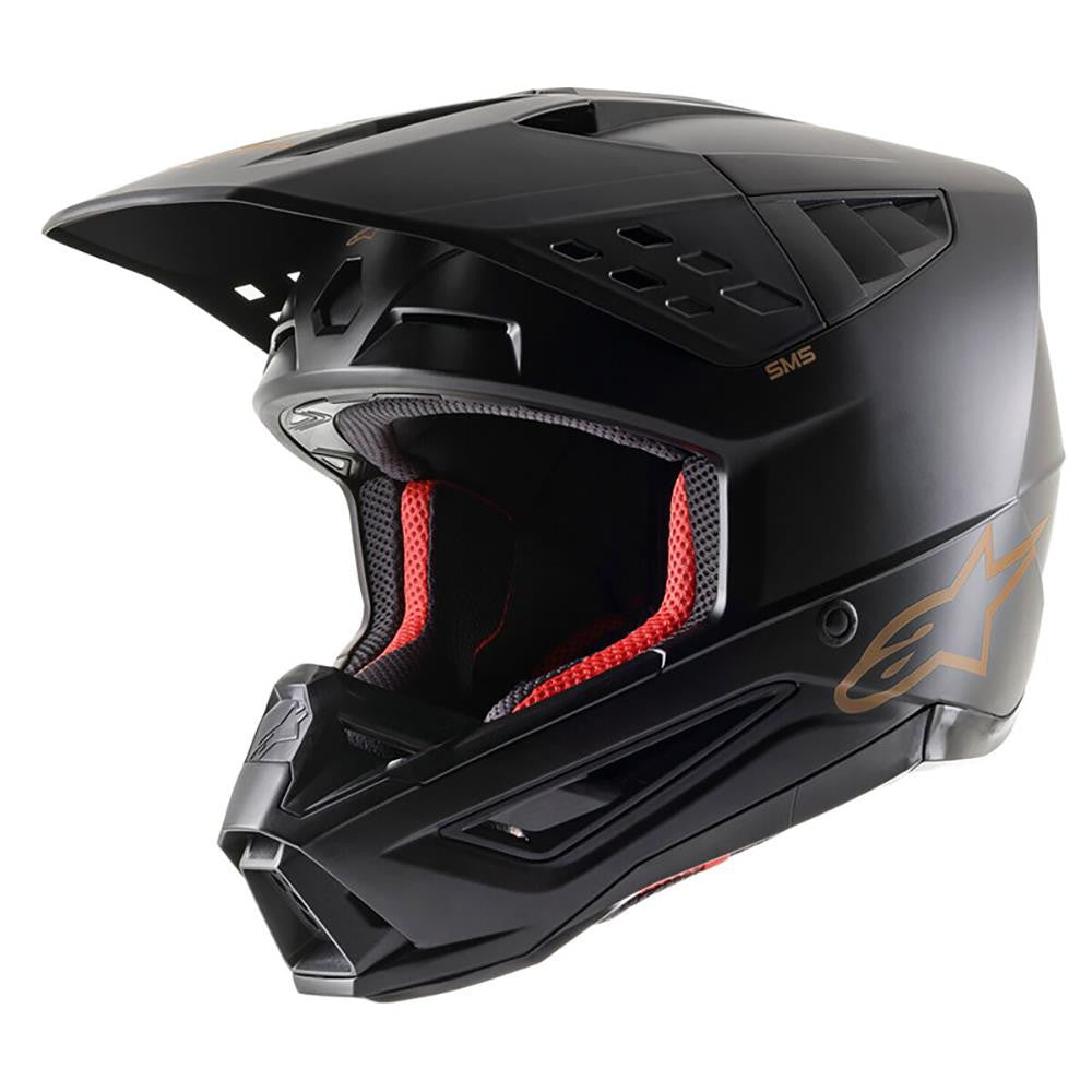 Alpinestars S-M5 Solid Off Road Motorcycle Helmet Motocross Enduro MX