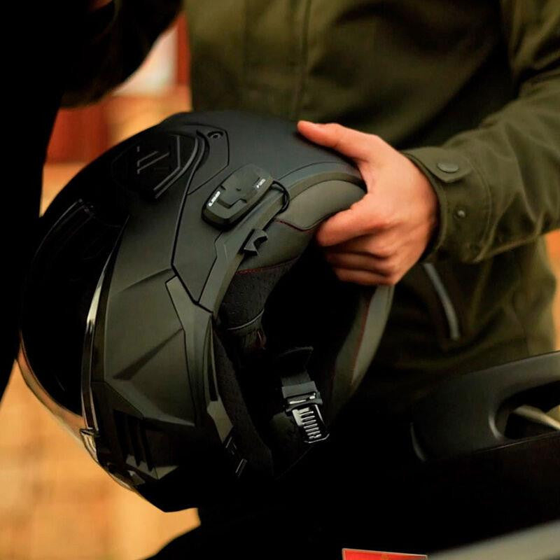 LS2 Cardo 4 X Bluetooth Communication Headset Motorbike Universal Fit Advant X