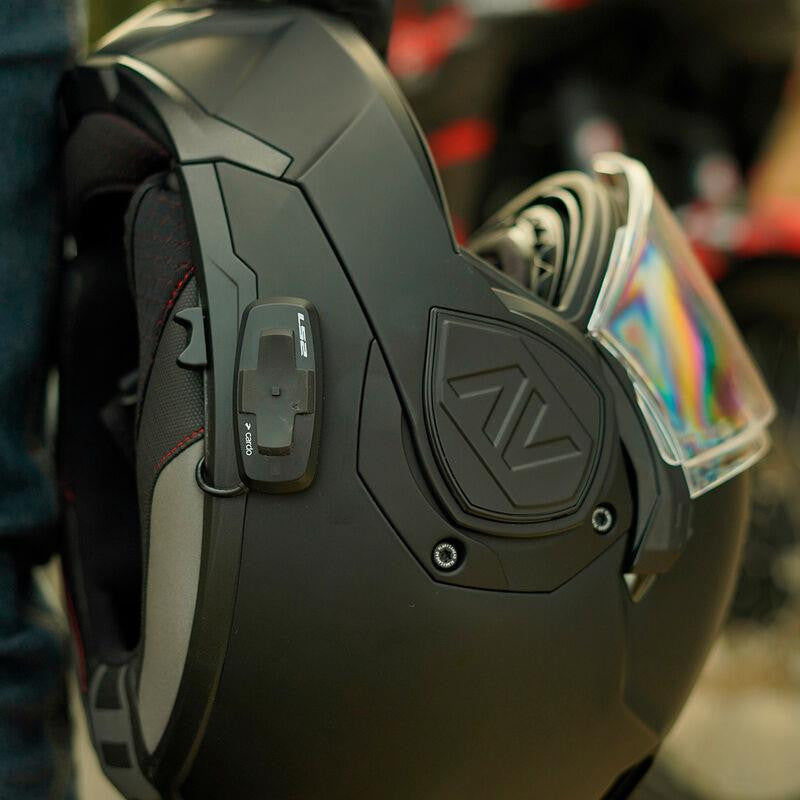 LS2 Cardo 4 X Bluetooth Communication Headset Motorbike Universal Fit Advant X