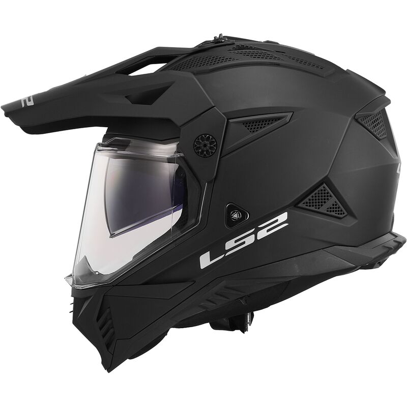 LS2 MX702 PIONEER II MATT BLACK Helmet