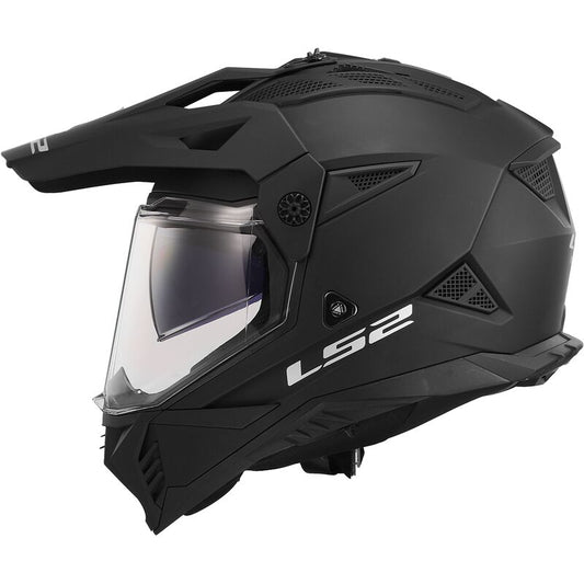 LS2 MX702 PIONEER II MATT BLACK Helmet