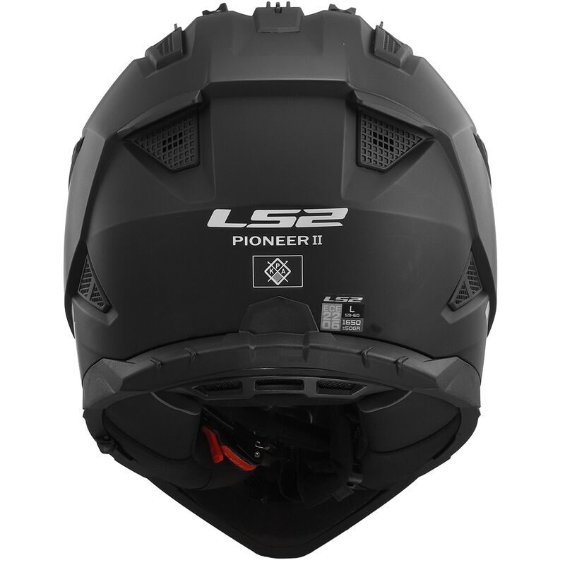 LS2 MX702 PIONEER II MATT BLACK Helmet