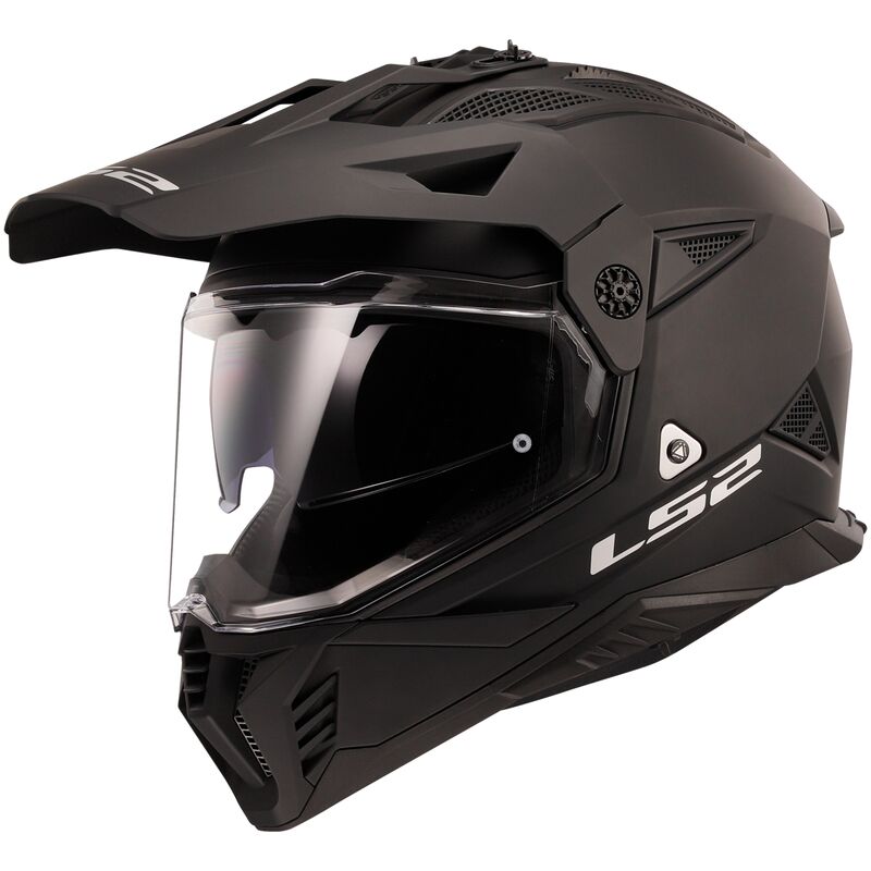 LS2 MX702 PIONEER II MATT BLACK Helmet