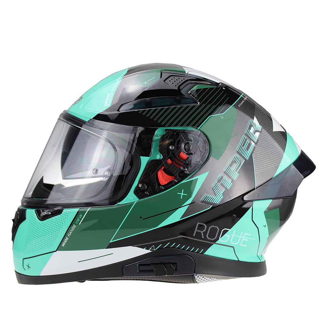 VIPER RSV95 ROGUE TEAL FULL FACE ROAD CRASH MOTORCYCLE HELMET NEAR ME