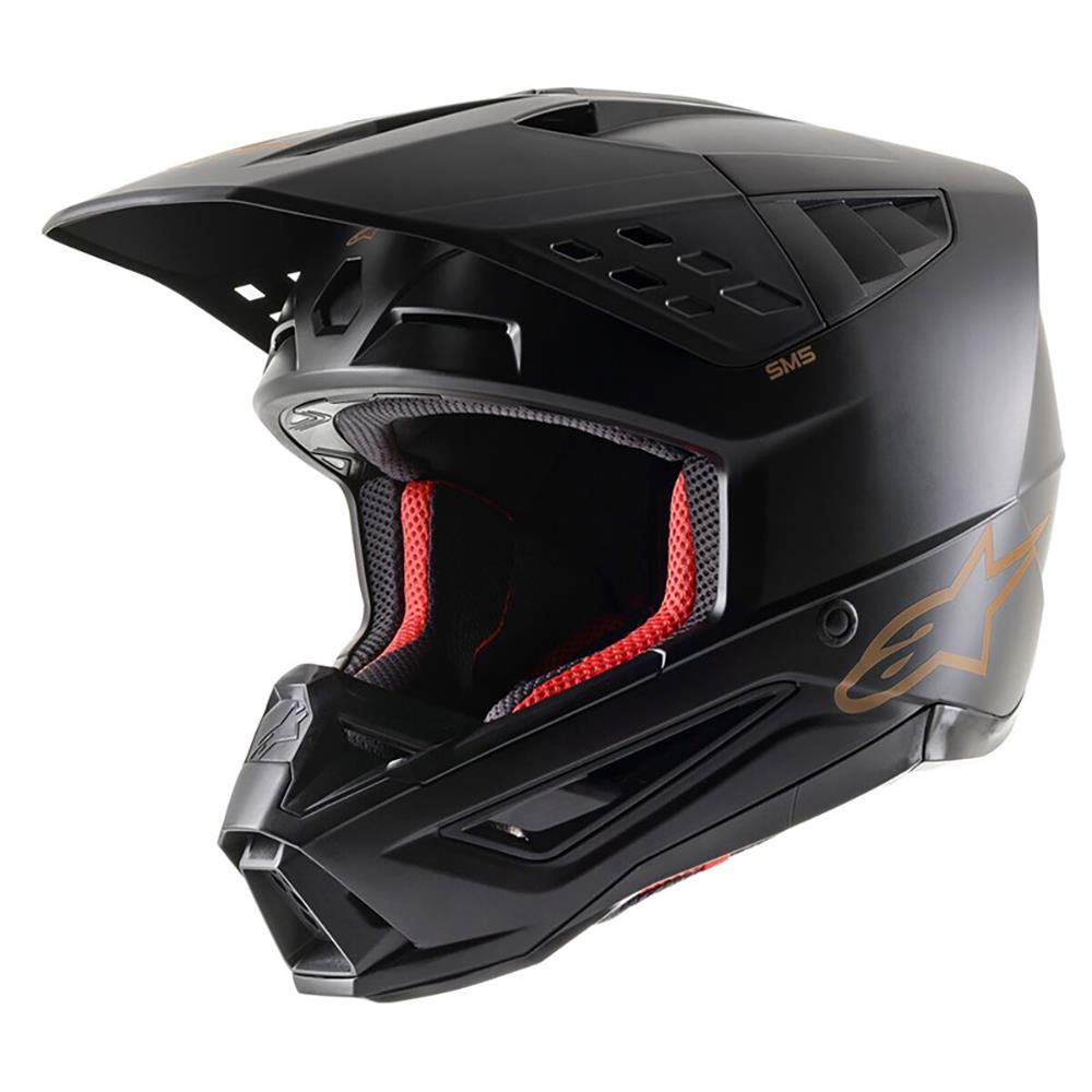 Alpinestars S-M5 Solid Off Road Motorcycle Helmet Motocross Enduro MX