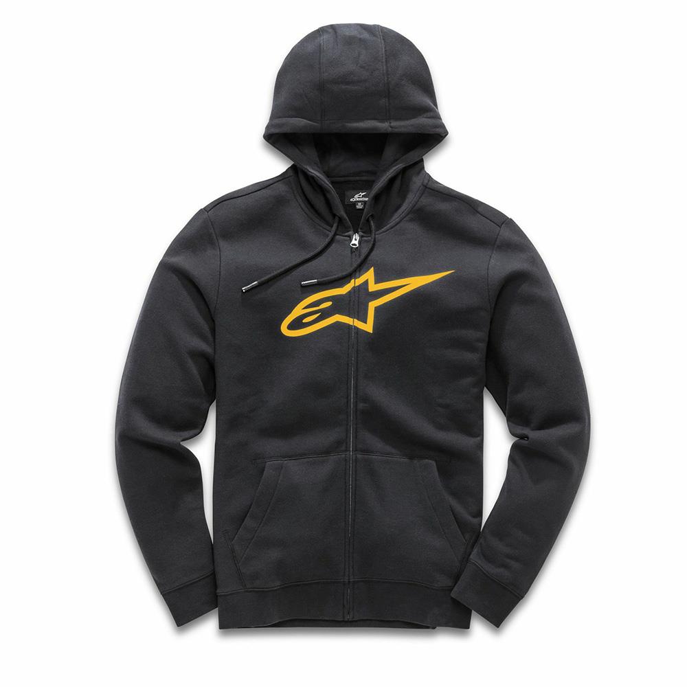 ALPINESTARS  AGELESS LI FLEECE MEN'S MOTORCYCLE MOTORBIKE HOODIE ZIPUP HOODIE