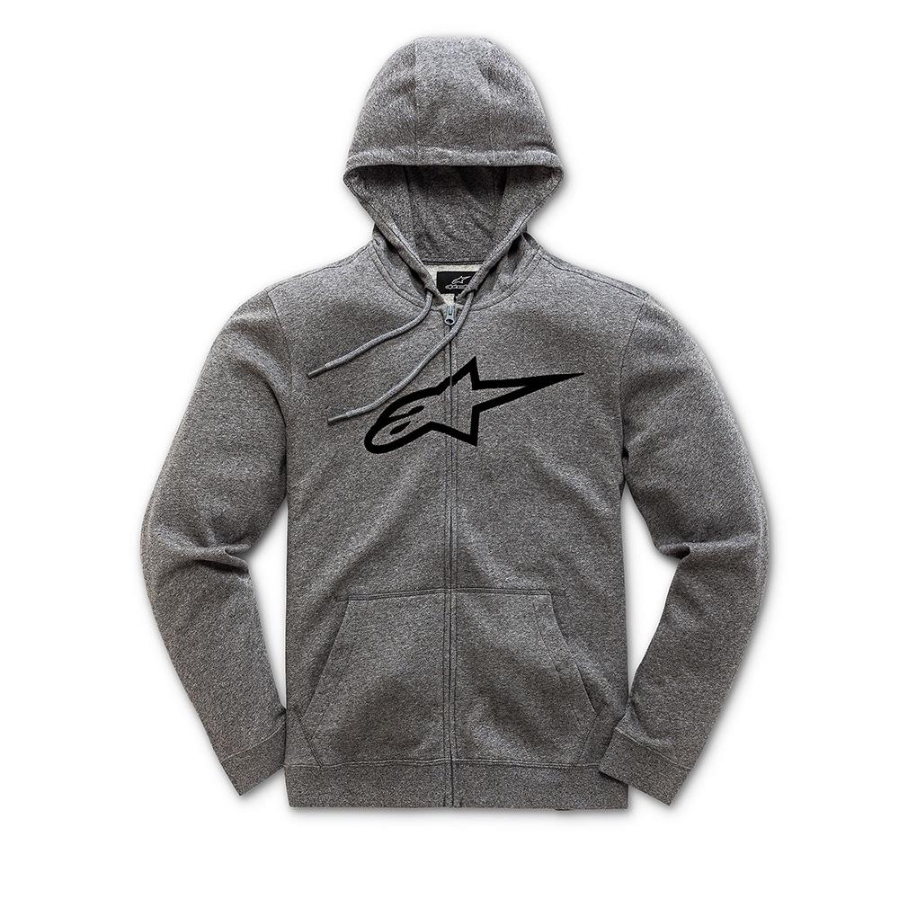 ALPINESTARS  AGELESS LI FLEECE MEN'S MOTORCYCLE MOTORBIKE HOODIE ZIPUP HOODIE