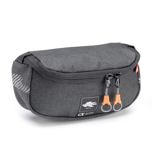 Kappa Motorbike Motorcycle  Handlebar Alpha range Bag 2.8 letter capacity Dark Grey