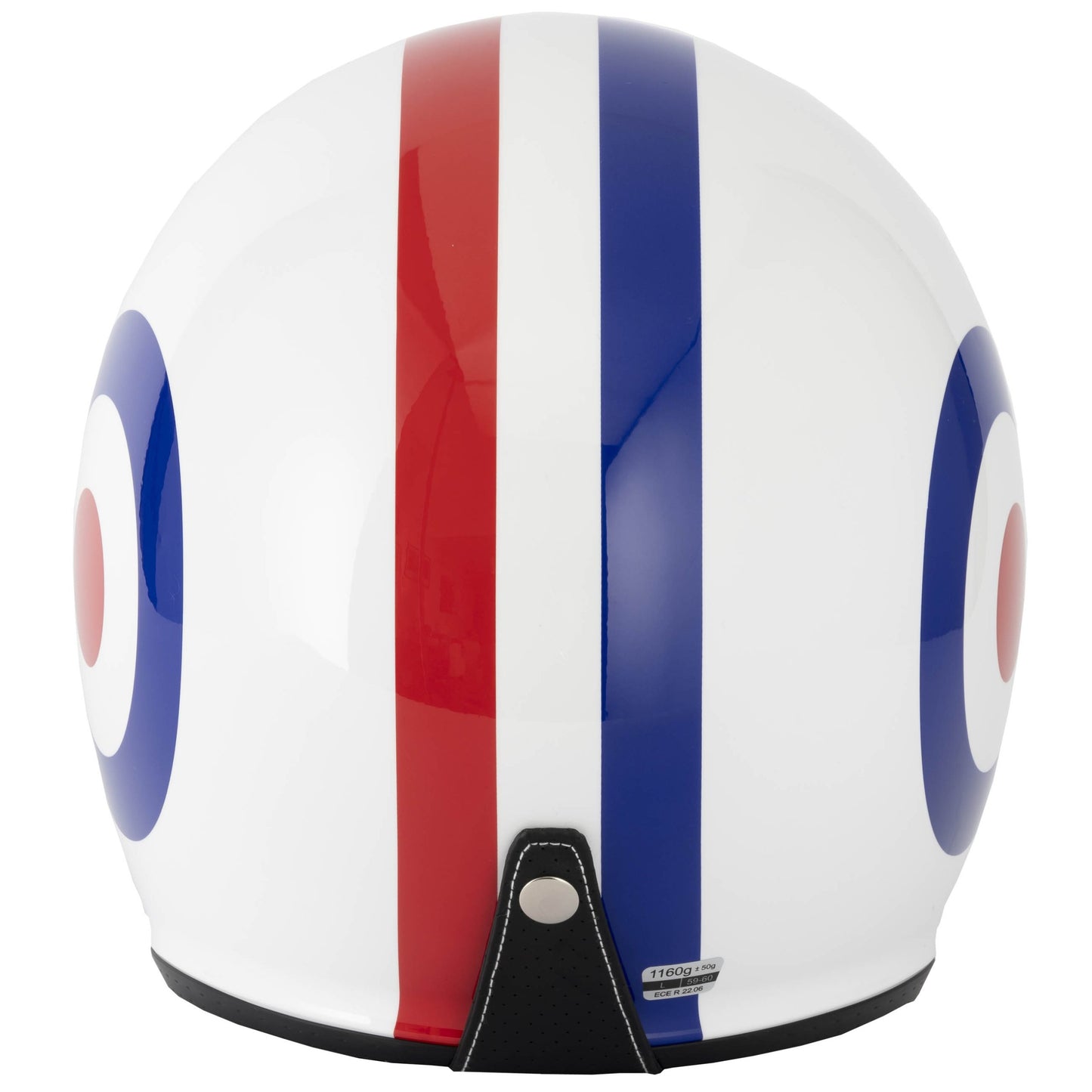 Vcan H589 Black Jack Motorbike Open Face Helmet
