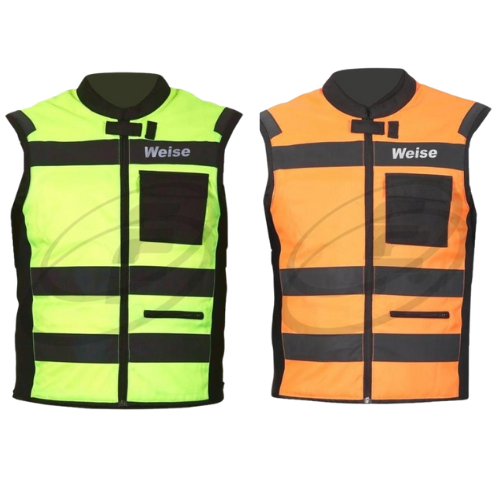 Weise Flare Reversible Gilet – High-Visibility Motorcycle Riding Vest