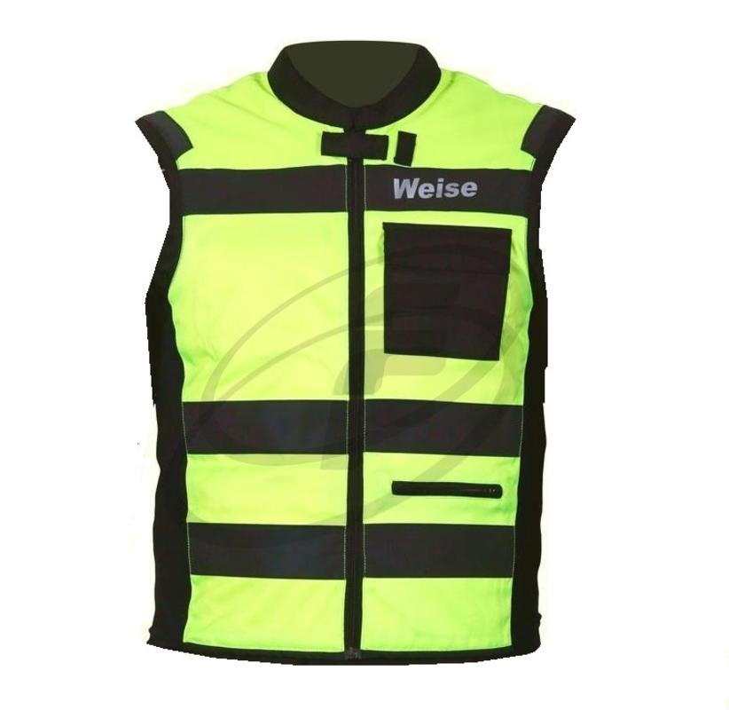 Weise Flare Reversible Gilet – High-Visibility Motorcycle Riding Vest