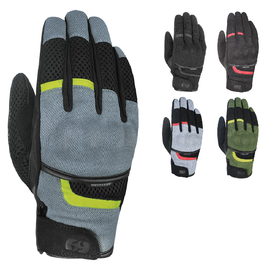 Oxford Brisbane Air Short Motorcycle Motorbike Summer Gloves