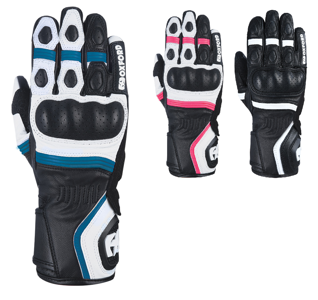 Oxford RP-5 2.0 Women's Leather Motorcycle Motorbike Riding Gloves