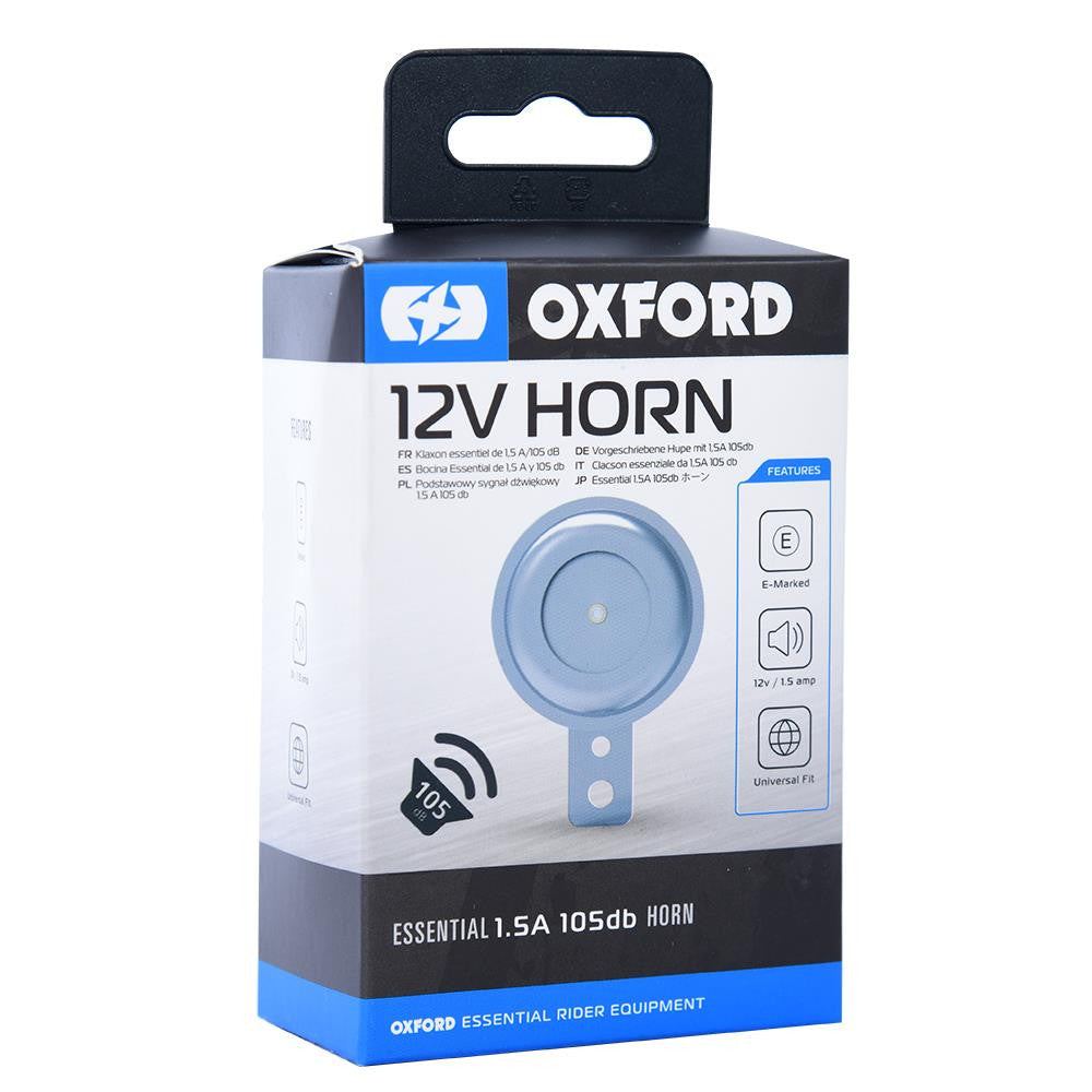 Oxford 12V  Motorbike Horn 105 db Scooter Chrome Horn