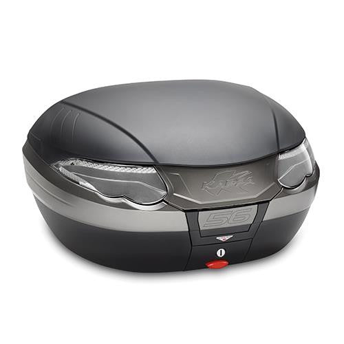 Kappa K56NT Motorbike Motorcycle Monokey Top Case 55/56 Liter Black  Smoked Reflectors