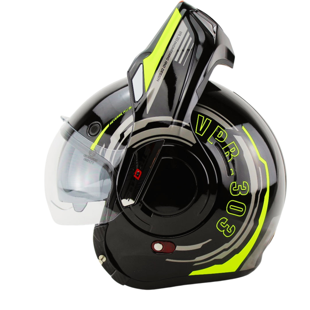 256 F242 Reverse P/J Flip Front Helmet | Dual-Certified Modular Motorcycle Helmet