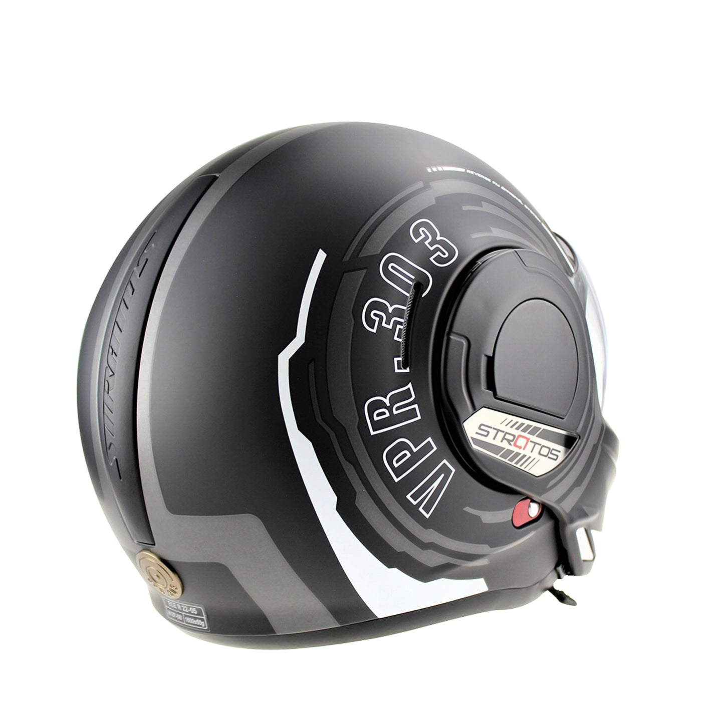 256 F242 Reverse P/J Flip Front Helmet | Dual-Certified Modular Motorcycle Helmet