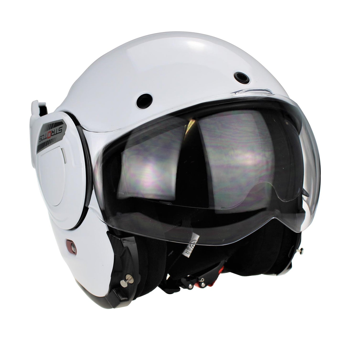 256 F242 Reverse P/J Flip Front Helmet | Dual-Certified Modular Motorcycle Helmet